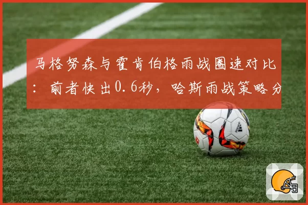 马格努森与霍肯伯格雨战圈速对比：前者快出0.6秒，哈斯雨战策略分化